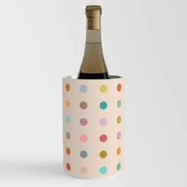 Abstraction_DOTS_COLOURFUL_JOY_HAPPY_LOVE_POP_ART_0329M Wine Chiller