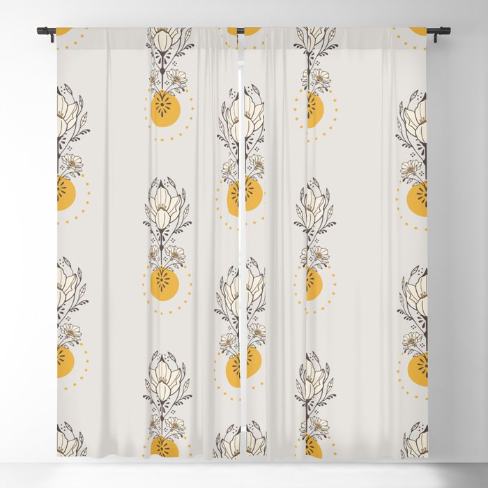 Spring flowers Blackout Curtain