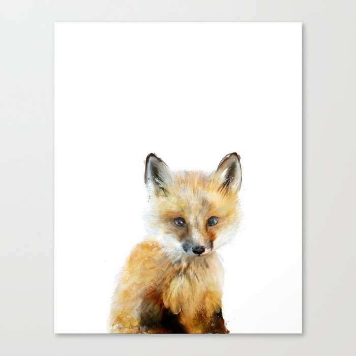 Little Fox Canvas Print