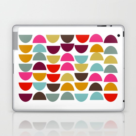 Colorful Geometric Shapes 31 | Earthy Brights Laptop & iPad Skin