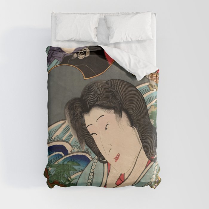 Princess Fuse (Utagawa Kunisada) Duvet Cover