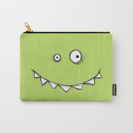 Happy Green Monster Carry-All Pouch