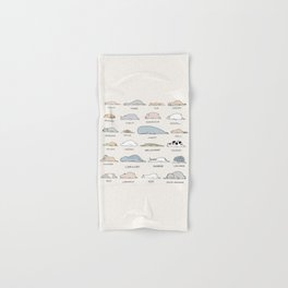 The Moody Animals (Colours) Hand & Bath Towel