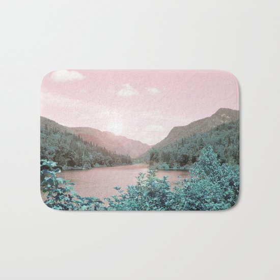 Pink sky Bath Mat