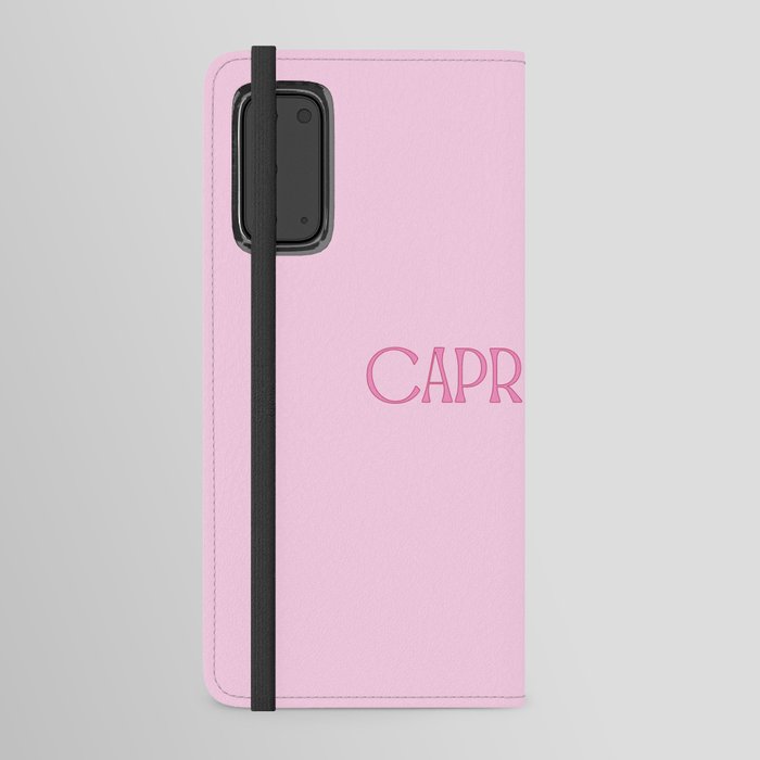 Barbie Pink Capricorn Energy Android Wallet Case