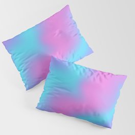 1990s Colors Retro Gradient Pillow Sham