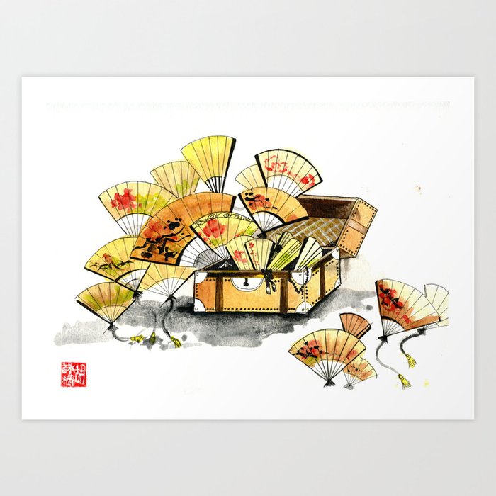 CHINESE FANFARE Art Print