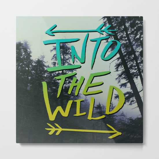 Into the Wild IV Metal Print