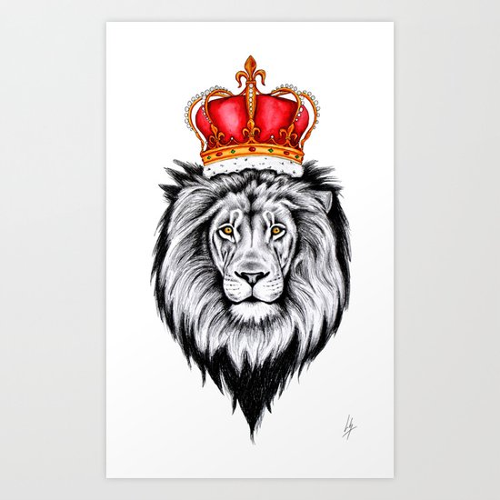 Lion King Art Print