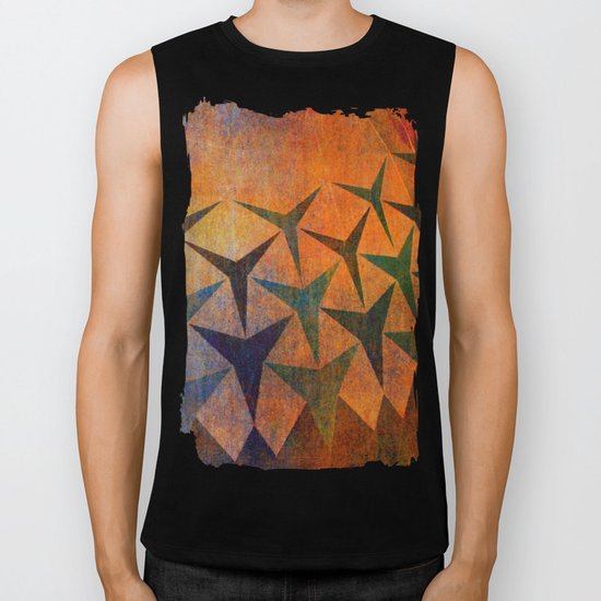 Aurora borealis Biker Tank