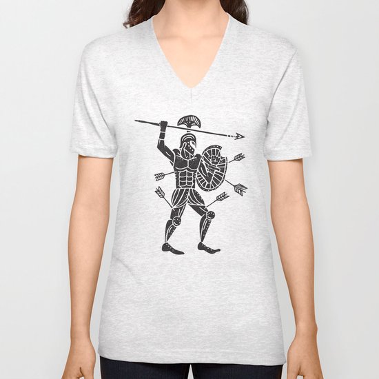 the warrior Unisex V-Neck