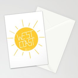 West Coast Sun Stationery Card