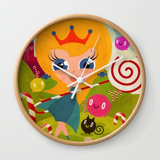Caramel Princess Wall Clock