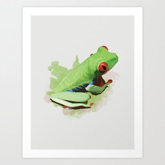 Red Eye Art Print
