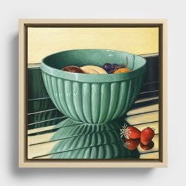 Big Bowl of Fruit Framed Canvas