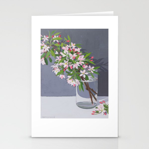 Crabapple Blossoms Stationery Cards