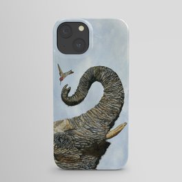 Elephant Cyril And Hummingbird Ayre iPhone Case