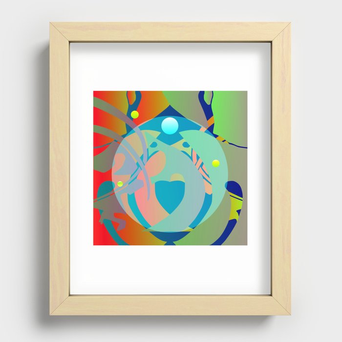 CIRCLE OF GLAD TIDINGS Recessed Framed Print