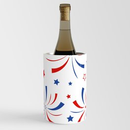 Patriotic Pattern | United States Of America USA Wine Chiller