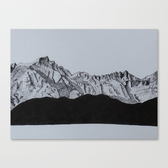 Sierra Nevada Range Canvas Print