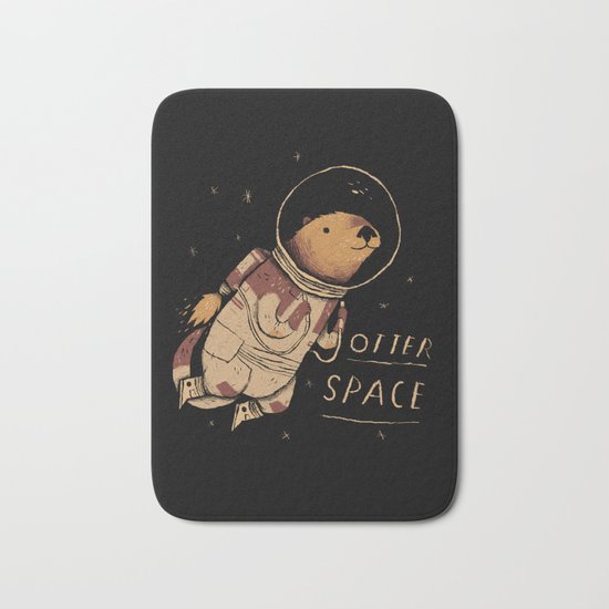 otter space Bath Mat