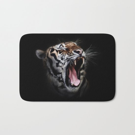 Ferocious Tiger Bath Mat
