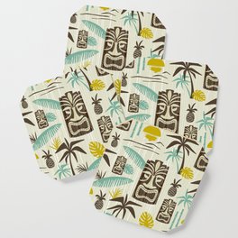 Island Tiki - Tan Coaster