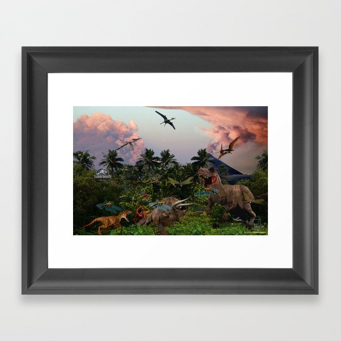 Jurassic World Framed Art Print