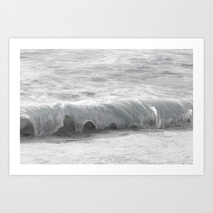 Ocean Curls Art Print