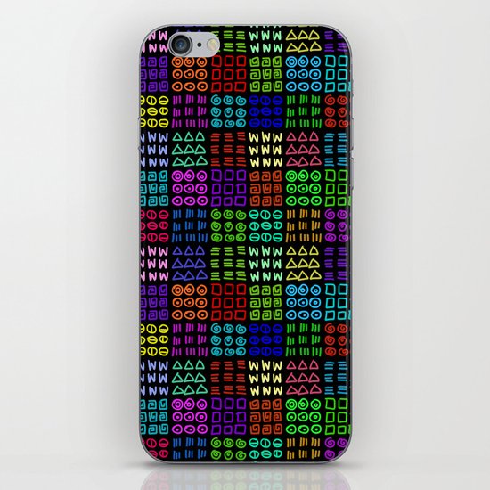 Aztec Wannabe (Black) iPhone & iPod Skin