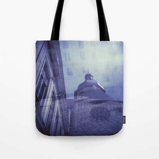 Holga Double Exposure: Eglise Saint-Paul-Saint-Louis, Paris Tote Bag