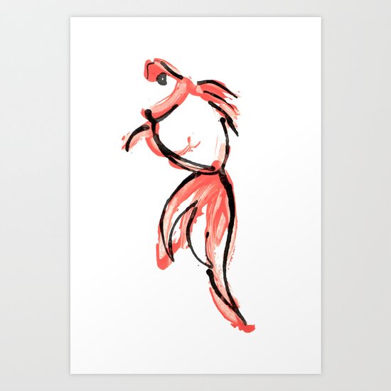 Goldfish Art Print