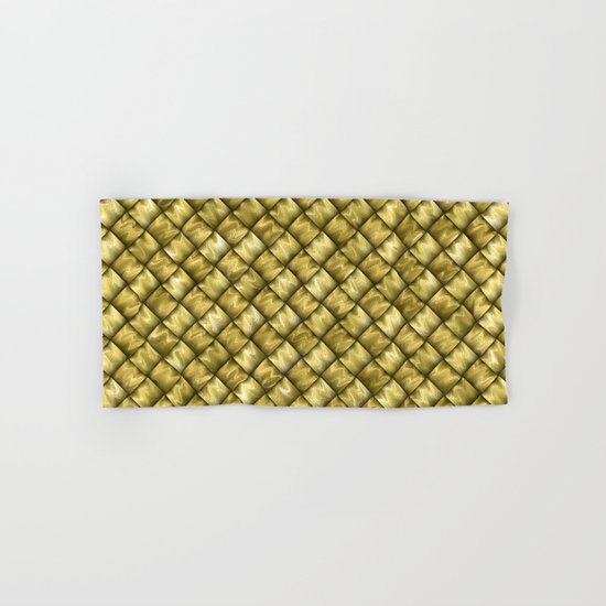 Patchwork Gold Hand & Bath Towel