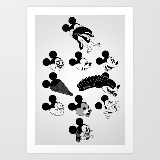 icky mouse. Art Print