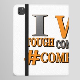 "TOUGH COMPETITIONS" Cute Expression Design. Buy Now iPad Folio Case
