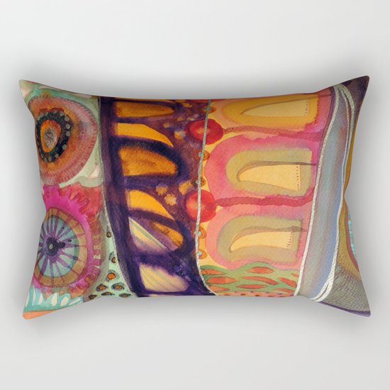 les annuelles Rectangular Pillow
