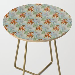 vintage reindeer Side Table