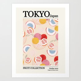 Tokyo japan fruit collection I Art Print