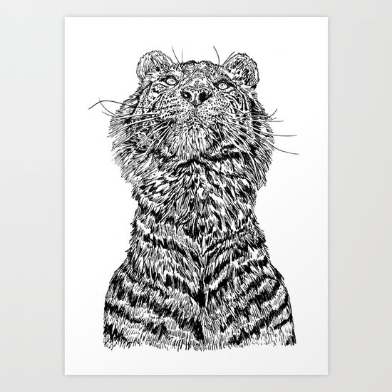 Look up Art Print
