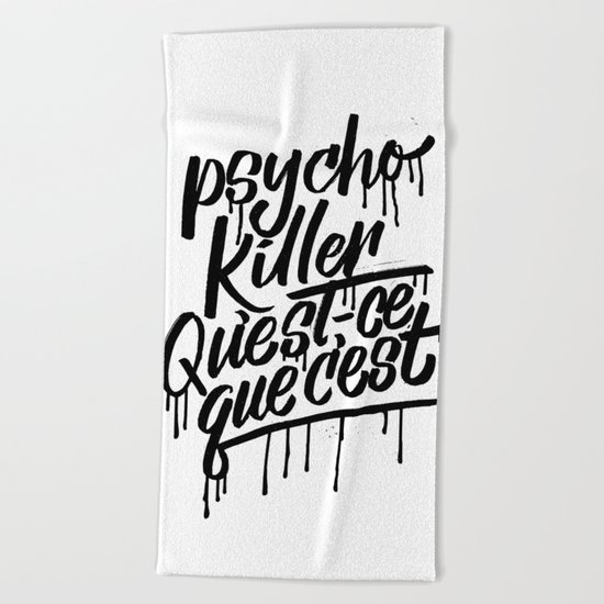 psycho Beach Towel