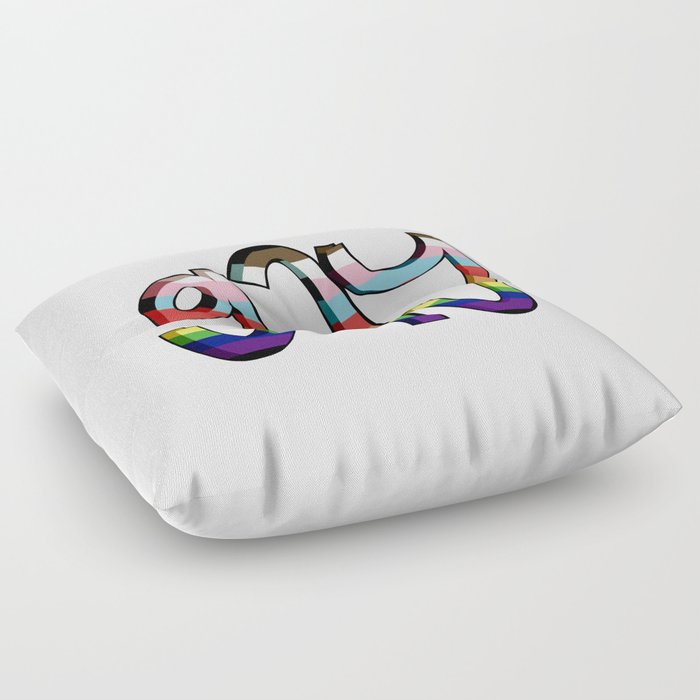 say gay Floor Pillow