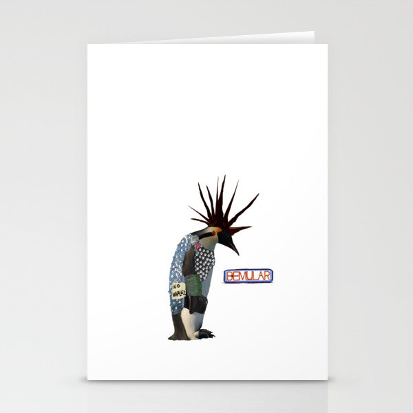 A Punk Penguin, 2023 Version Stationery Cards