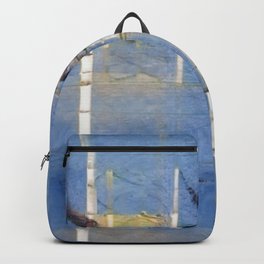 Ghost Gum Blue Abstract Backpack
