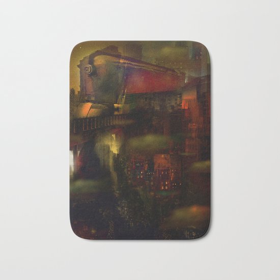 Train de nuit Bath Mat