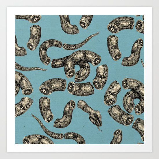 SNAKE III Art Print