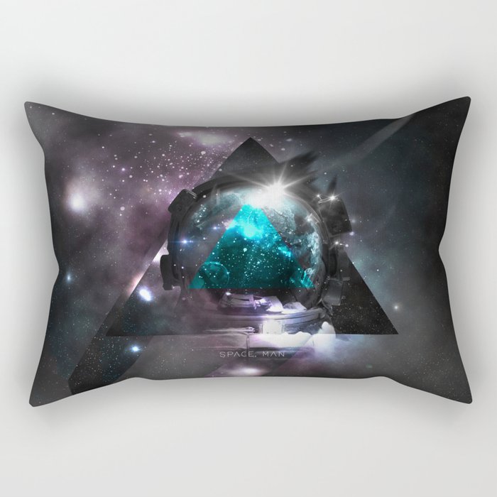 Space, man Rectangular Pillow
