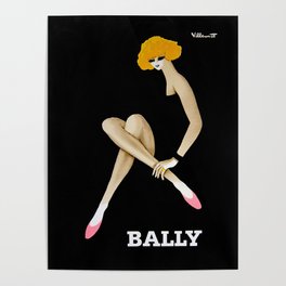 Vintage Bally Poster