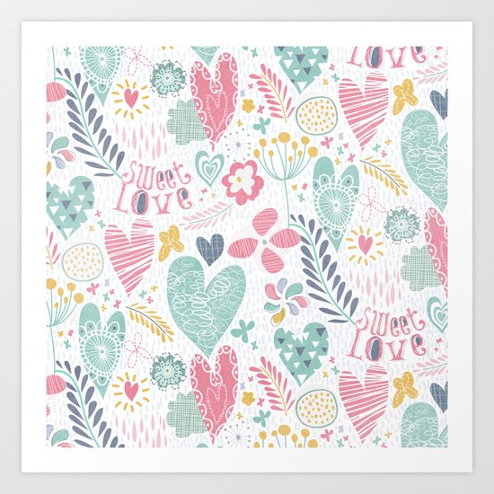 Sweet Love Art Print