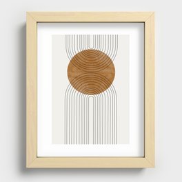 Abstract Flow / Recessed Framed  Recessed Framed Print