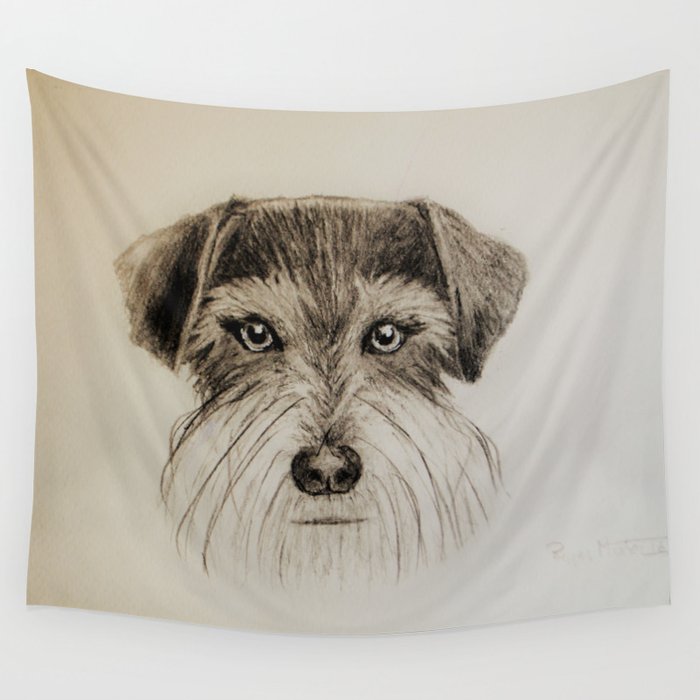 SWEET SCHNAUZER Wall Tapestry